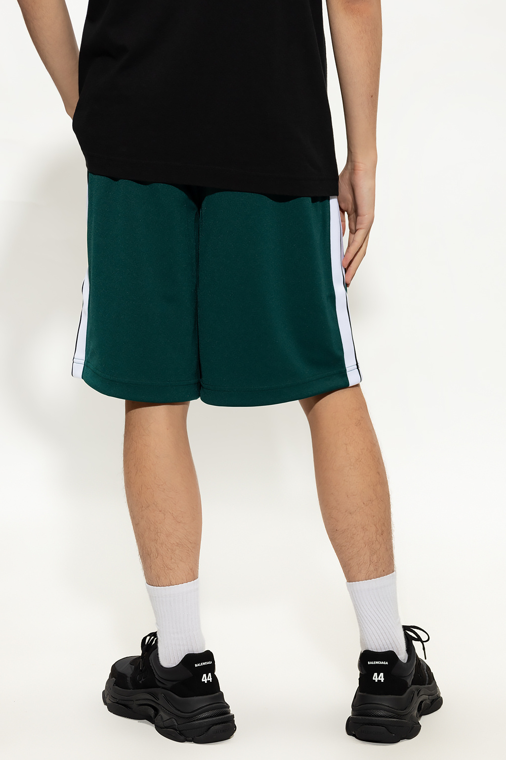 Palm Angels Shorts with logo | Men's Clothing